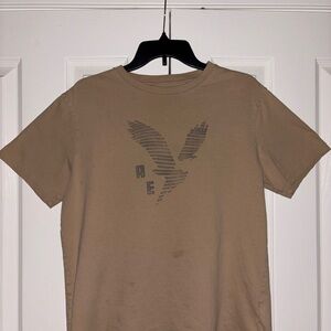 American Eagle Outfitters Tan Short Sleeve Tee
